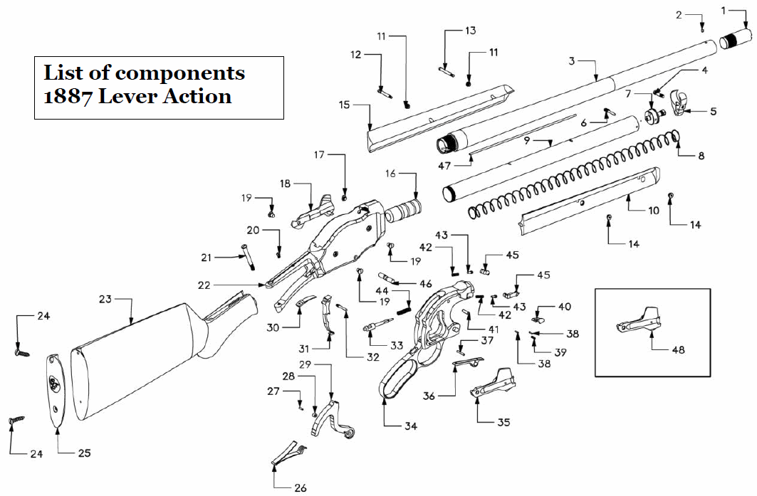 Winchester 87 Parts Diagram